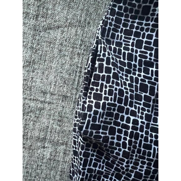 Woven Print Cropped Wide Leg Pants Casual Comfy Lounge Trousers - Picture 6 of 8